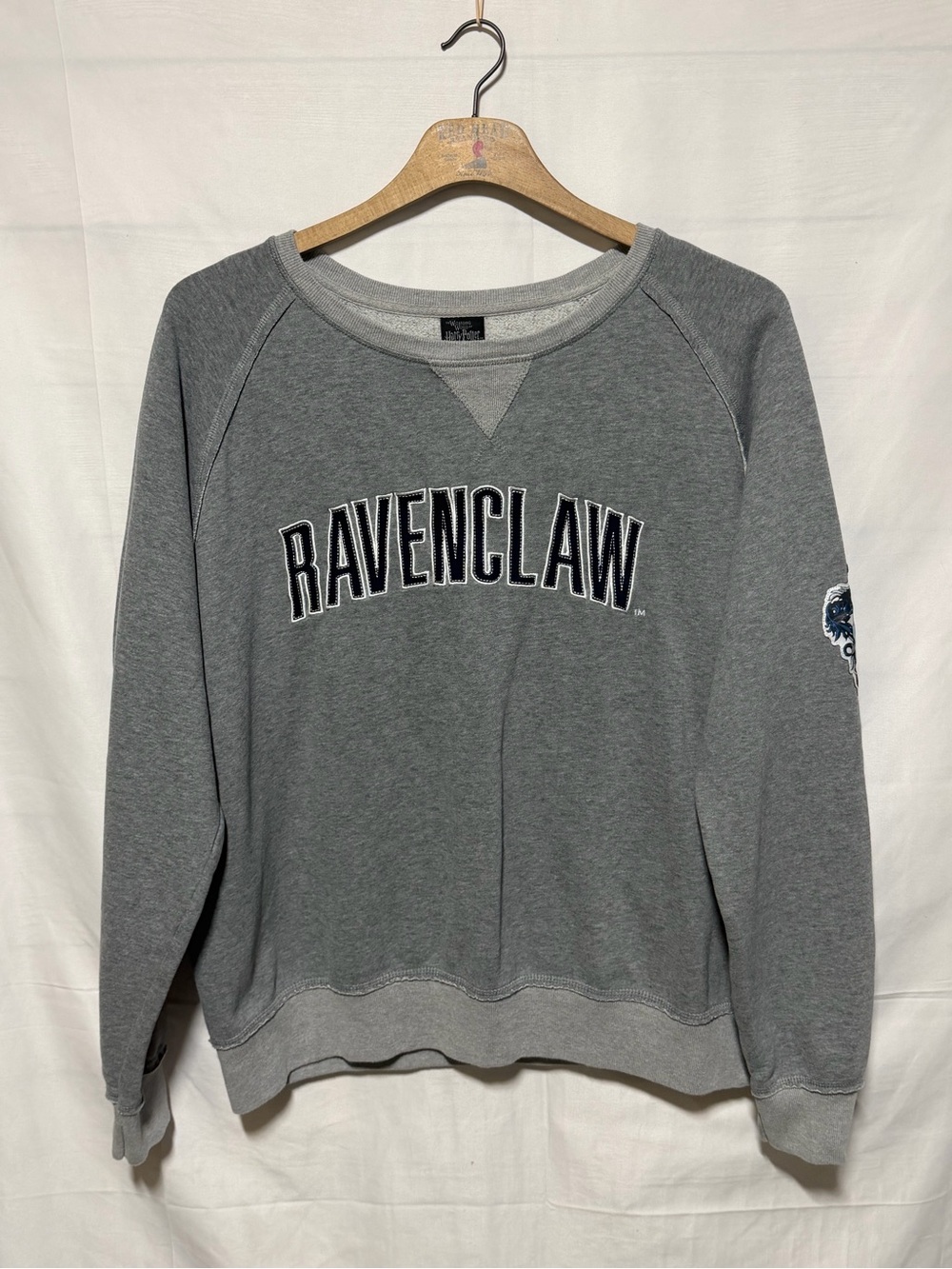 Harry Potter Ravenclaw Crewneck Sweatshirt Universal Studios 2XL Gray